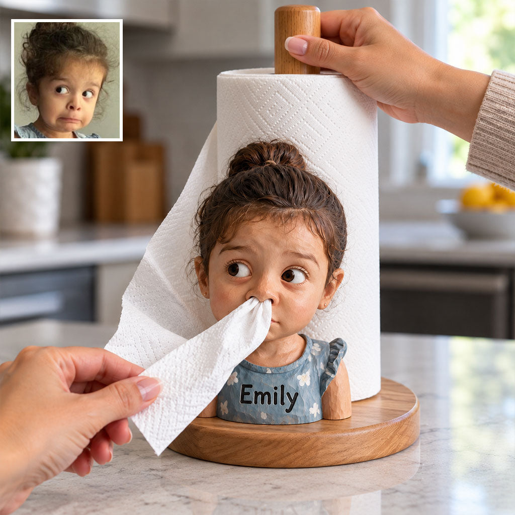 Achoo! - Personalisierter Papierhandtuchständer für Kinder