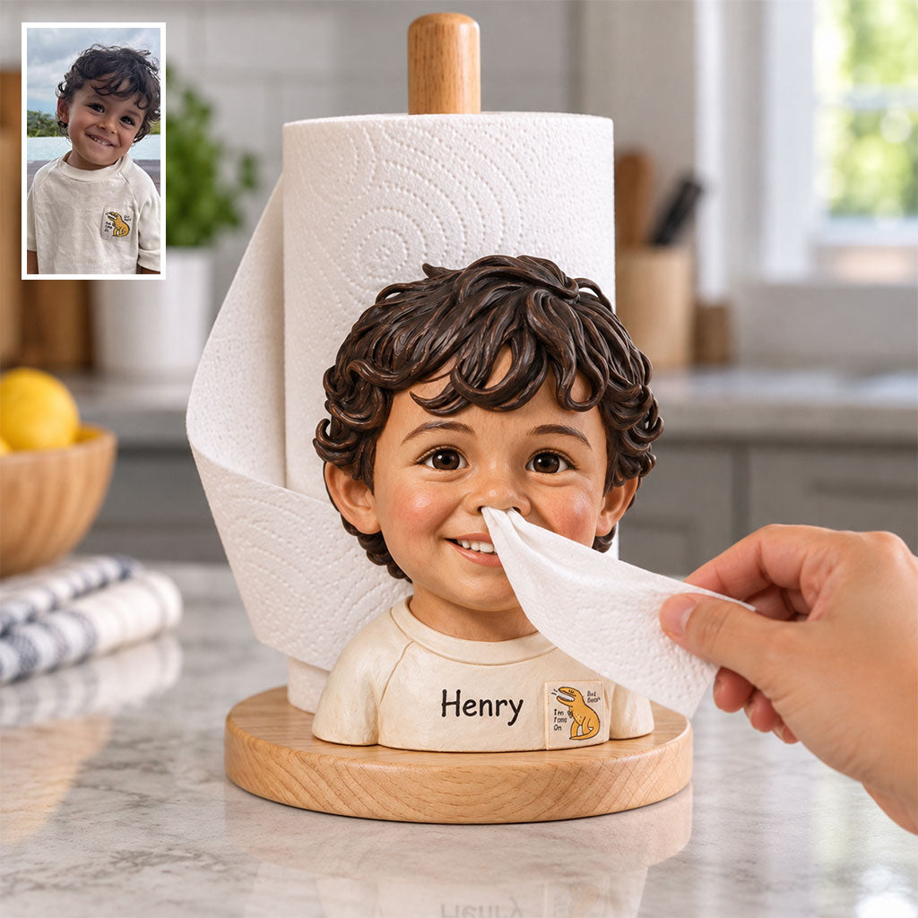 Achoo! - Personalisierter Papierhandtuchständer für Kinder