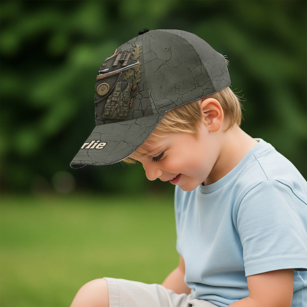 Liebe zur Jagd – Personalisierte klassische Jagdkappe