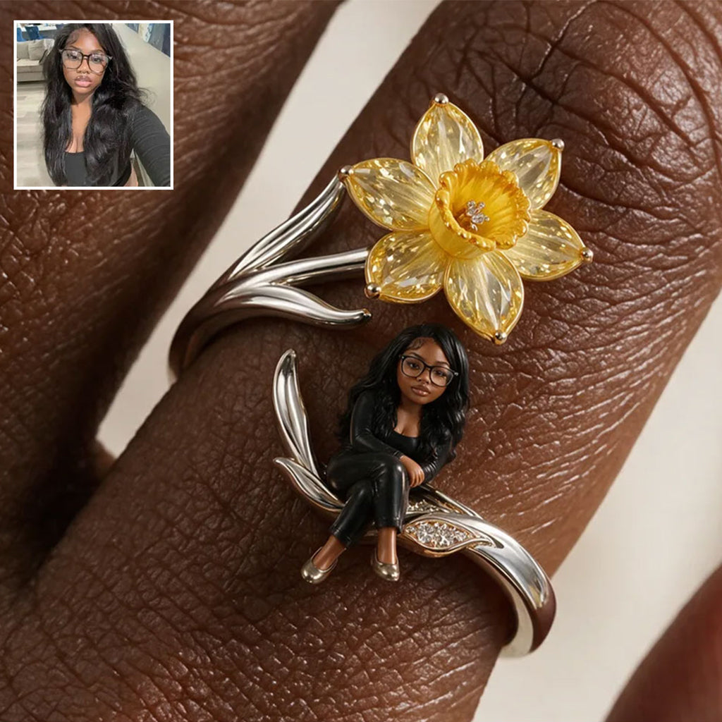 Gestalte deine Lieblingsblume - Personalisierbarer Ring für Selbstliebe