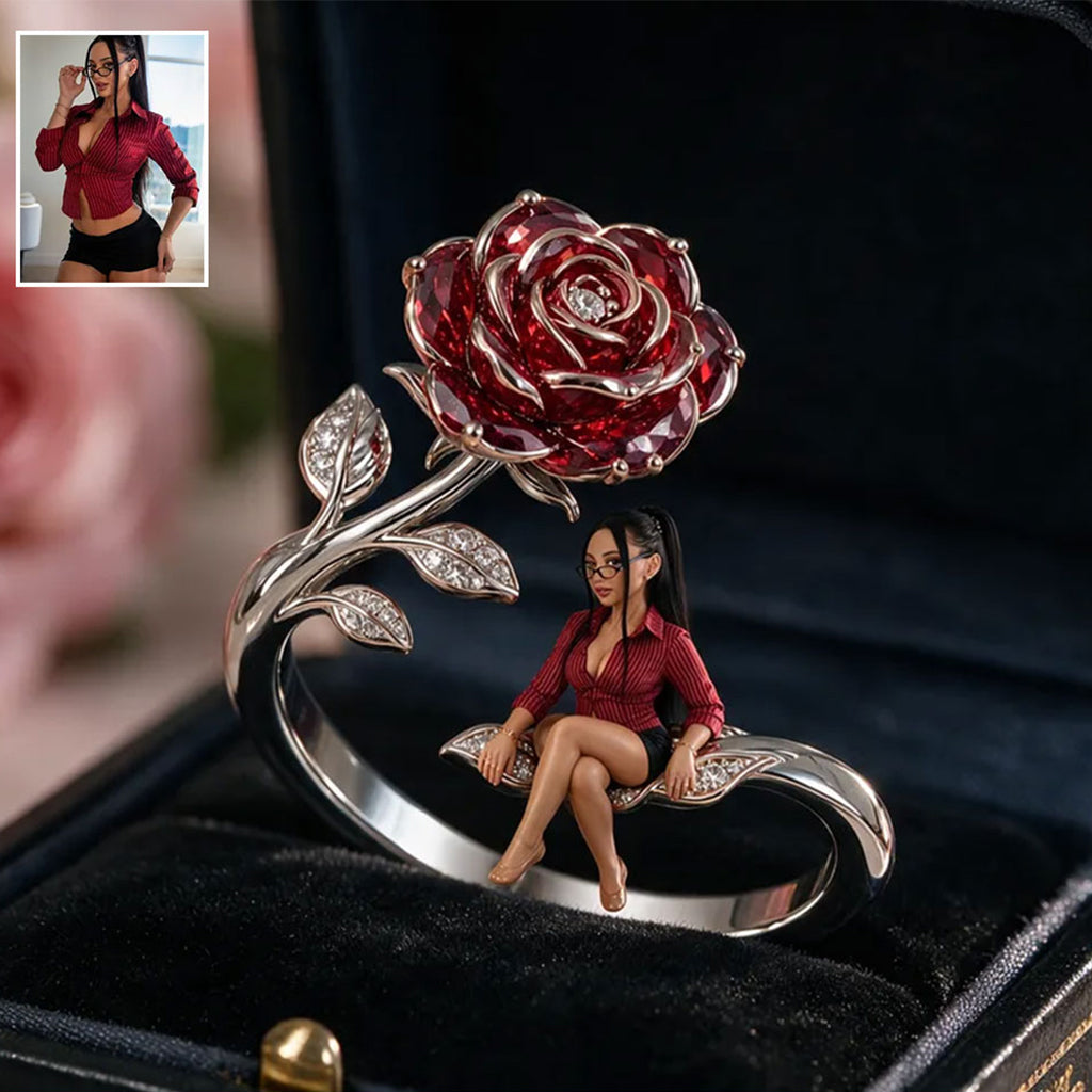 Gestalte deine Lieblingsblume - Personalisierbarer Ring für Selbstliebe