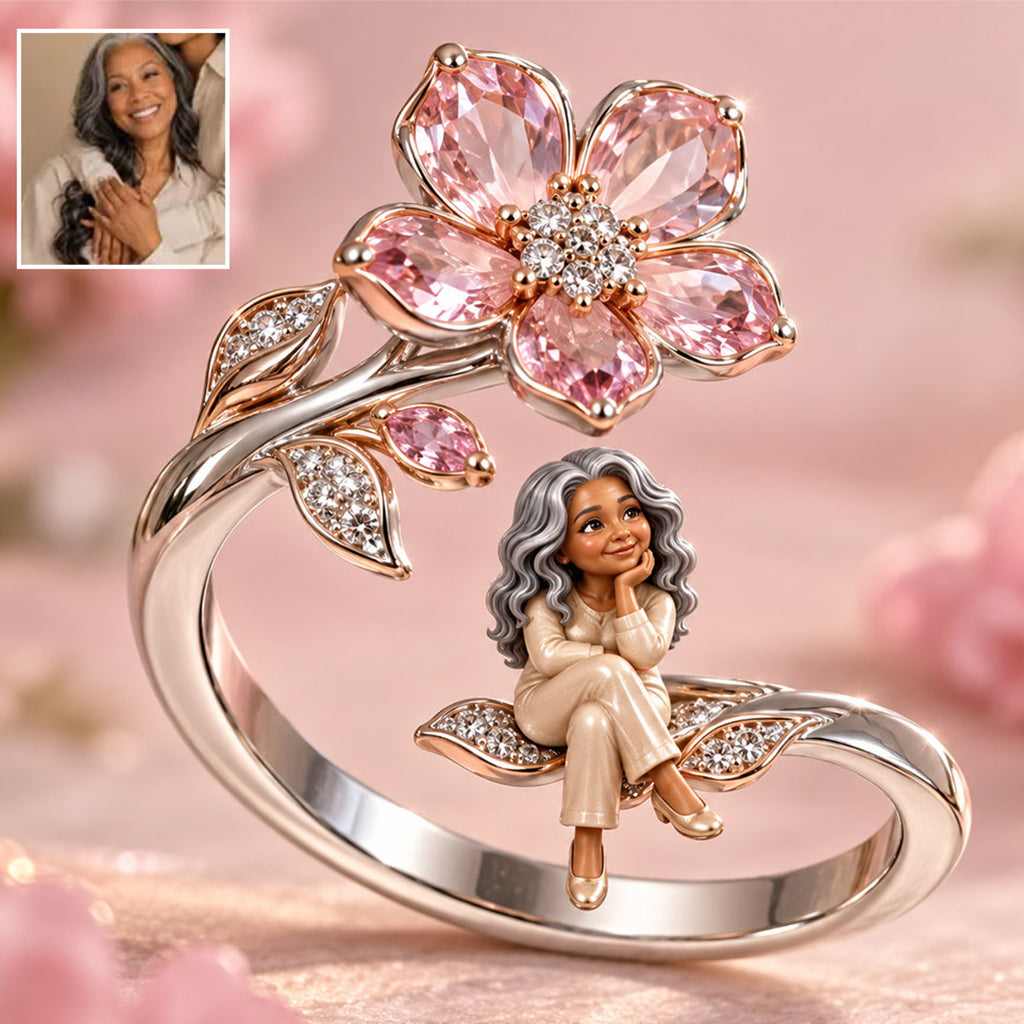 Gestalte deine Lieblingsblume - Personalisierbarer Ring für Selbstliebe