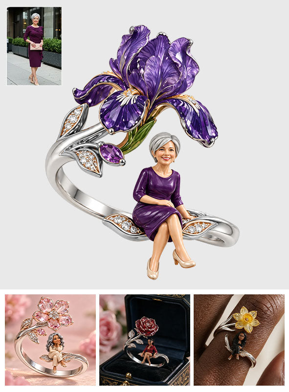 Gestalte deine Lieblingsblume - Personalisierbarer Ring für Selbstliebe
