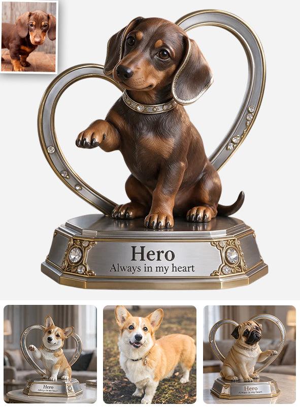 Cadeau Personnalisé pour Amoureux des Chiens - Portrait de Animal de Compagnie, Cadeau Unique pour Parents de Chiens, Mémorial pour Animaux, Plaque Acrylique Personnalisée
