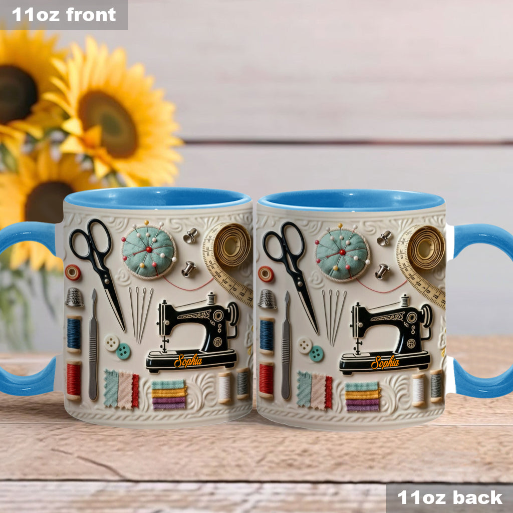 Mug personnalisé « J’adore coudre »