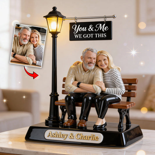 Geschenk für Paare – Personalisierte Acrylplakette in individueller Form für Paare
