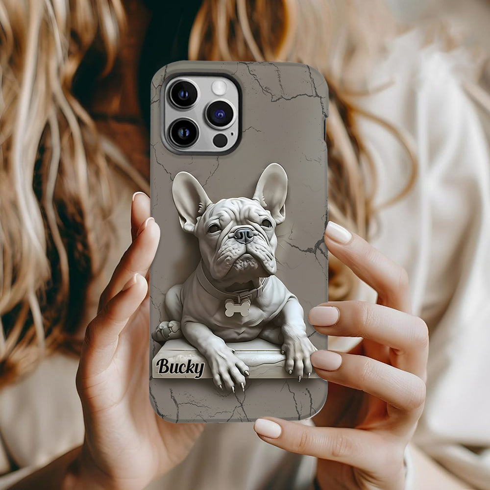 Coque de téléphone personnalisée avec motif bouledogue français - Bouledogue français