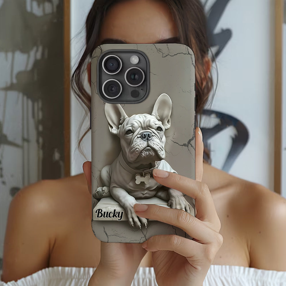 Coque de téléphone personnalisée avec motif bouledogue français - Bouledogue français