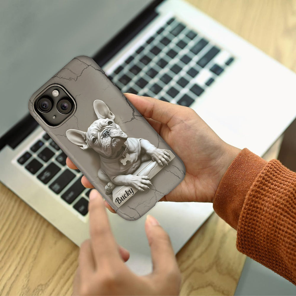 Coque de téléphone personnalisée avec motif bouledogue français - Bouledogue français