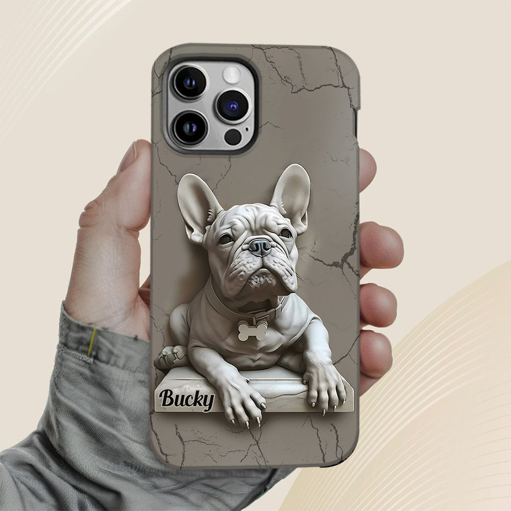 Coque de téléphone personnalisée avec motif bouledogue français - Bouledogue français
