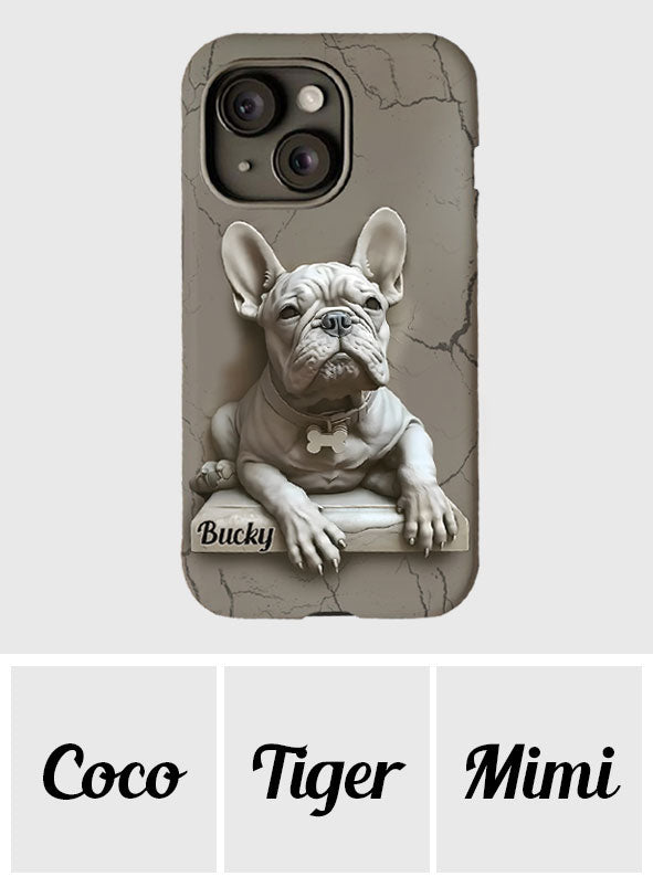 Coque de téléphone personnalisée avec motif bouledogue français - Bouledogue français