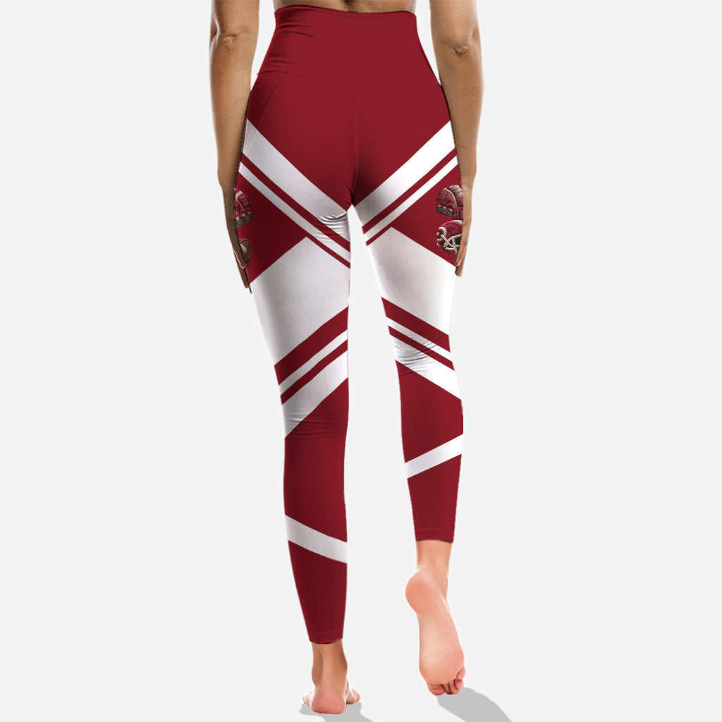 Stolze Fußball-Mama, Oma,... – Personalisierter Fußball-Hoodie und Leggings