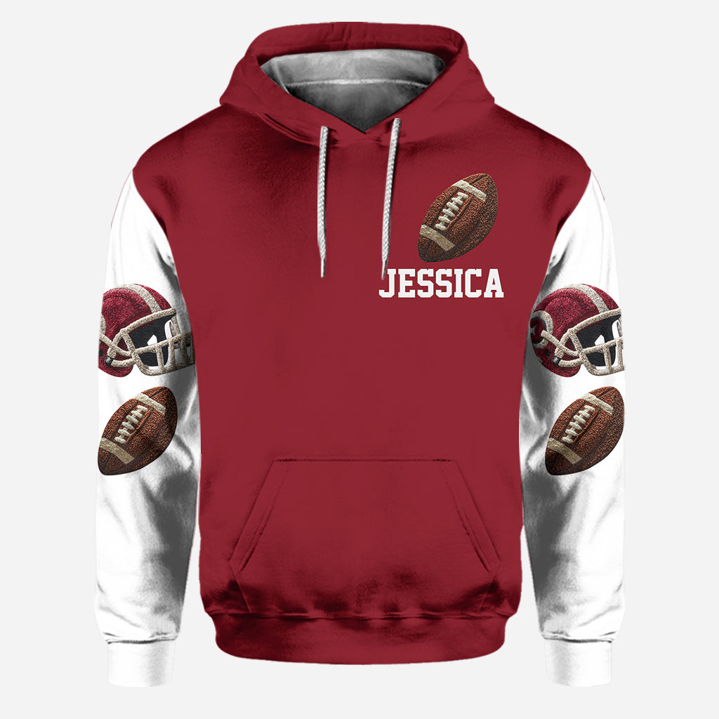 Stolze Fußball-Mama, Oma,... – Personalisierter Fußball-Hoodie und Leggings