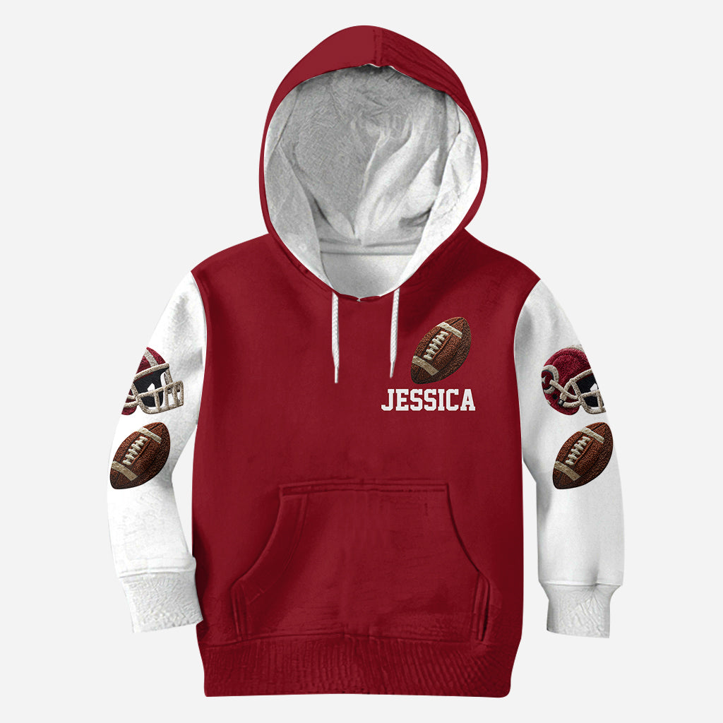 Stolze Fußball-Mama, Oma,... – Personalisierter Fußball-Hoodie und Leggings