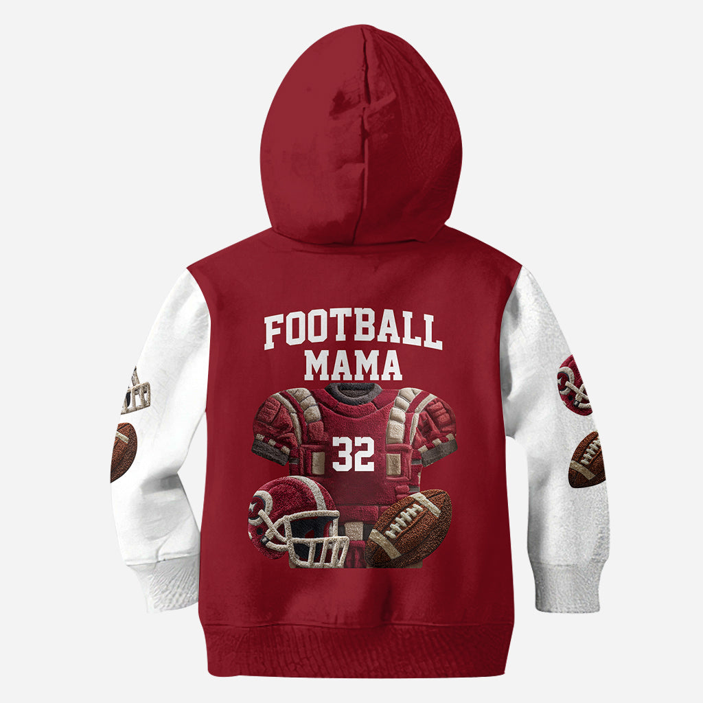 Stolze Fußball-Mama, Oma,... – Personalisierter Fußball-Hoodie und Leggings