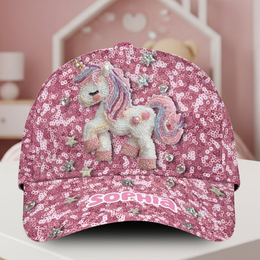 Magischer Einhorntraum – Personalisierte klassische Einhornkappe