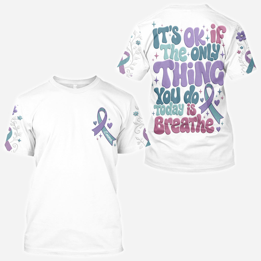You Matter Teal Purple - Personalized Suicide Prevention All Over Shirt