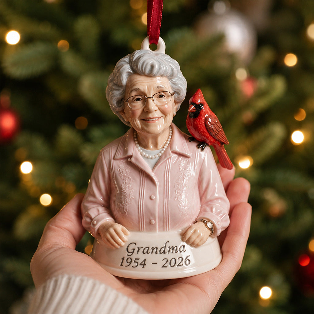 In Loving Memory - Personalized Memorial Premium 3D Ornament