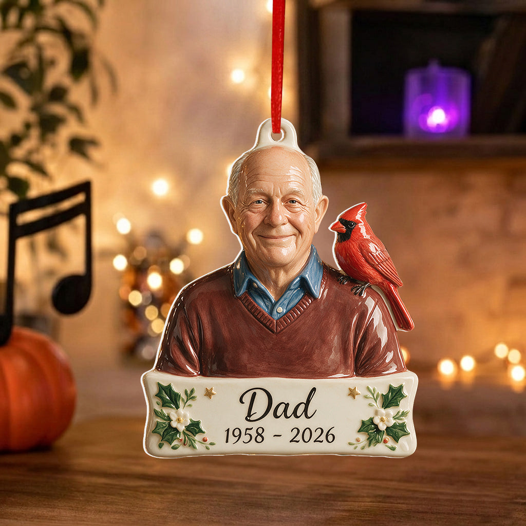 In Loving Memory - Personalized Memorial Premium 3D Ornament