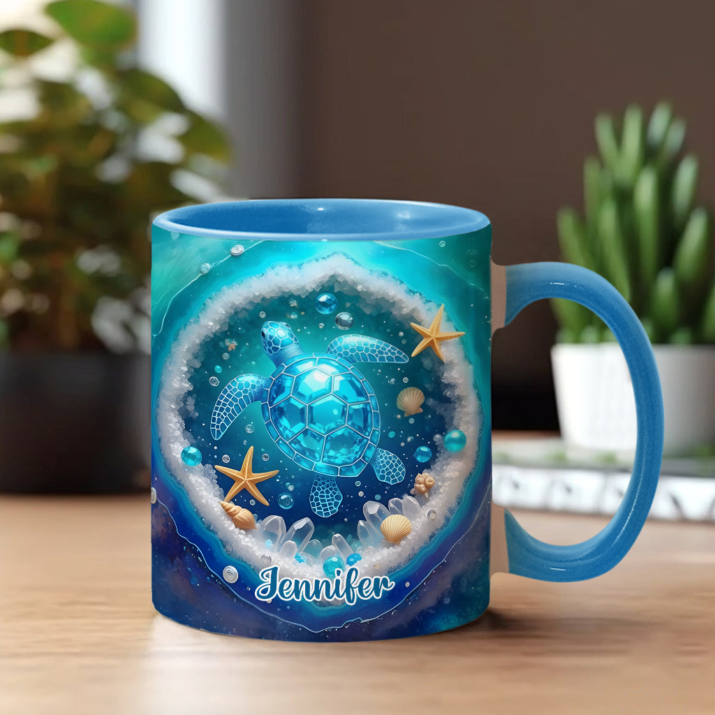 Love Turtle - Personalized Turtle Accent Mug