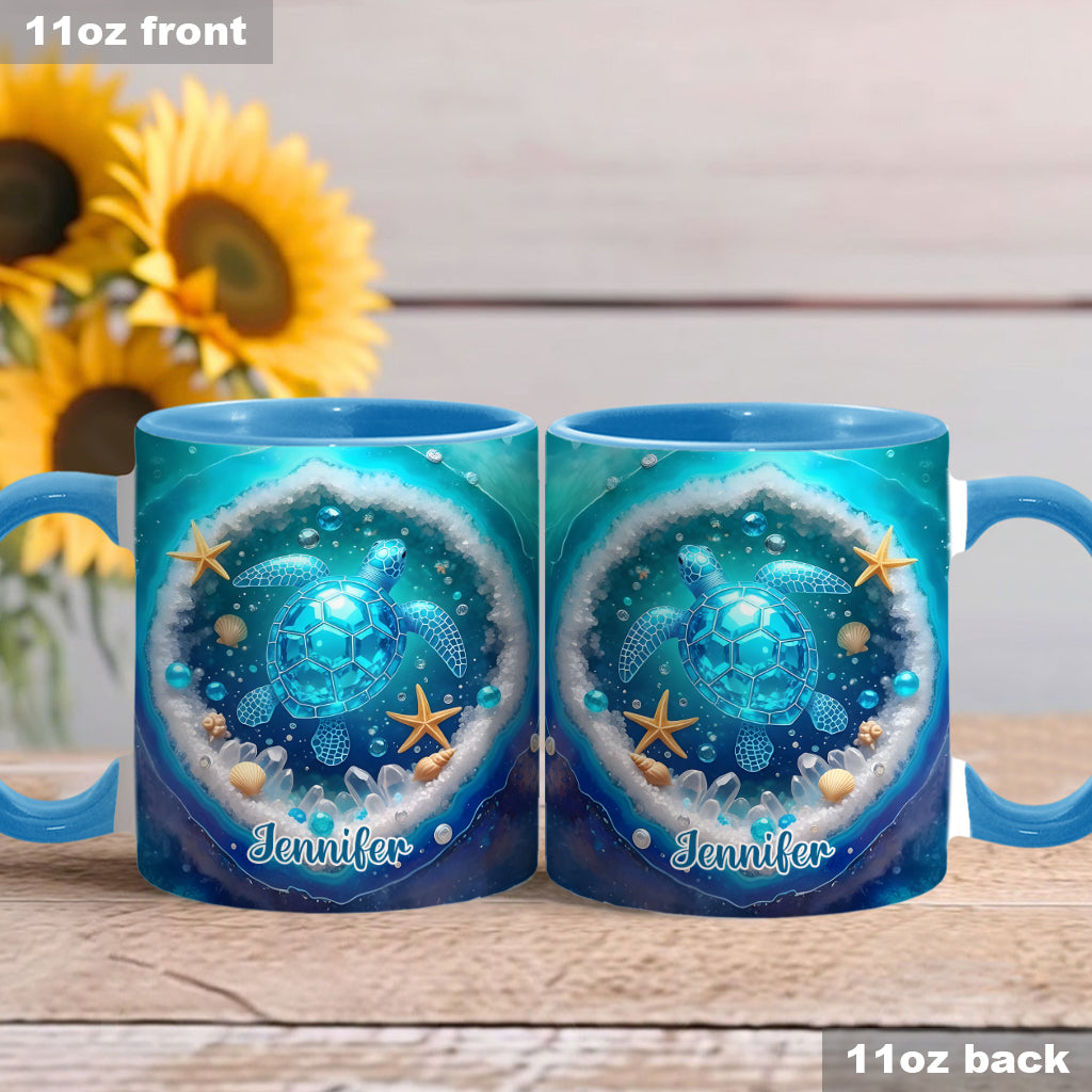 Love Turtle - Personalized Turtle Accent Mug