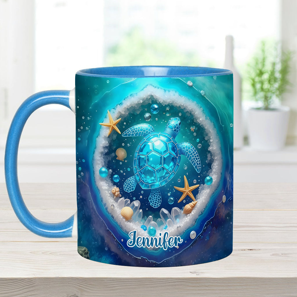 Love Turtle - Personalized Turtle Accent Mug