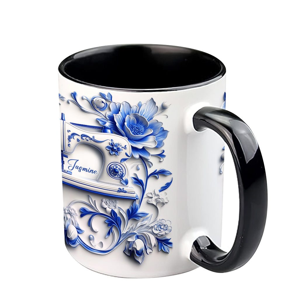 Love Sewing - Personalized Sewing Accent Mug