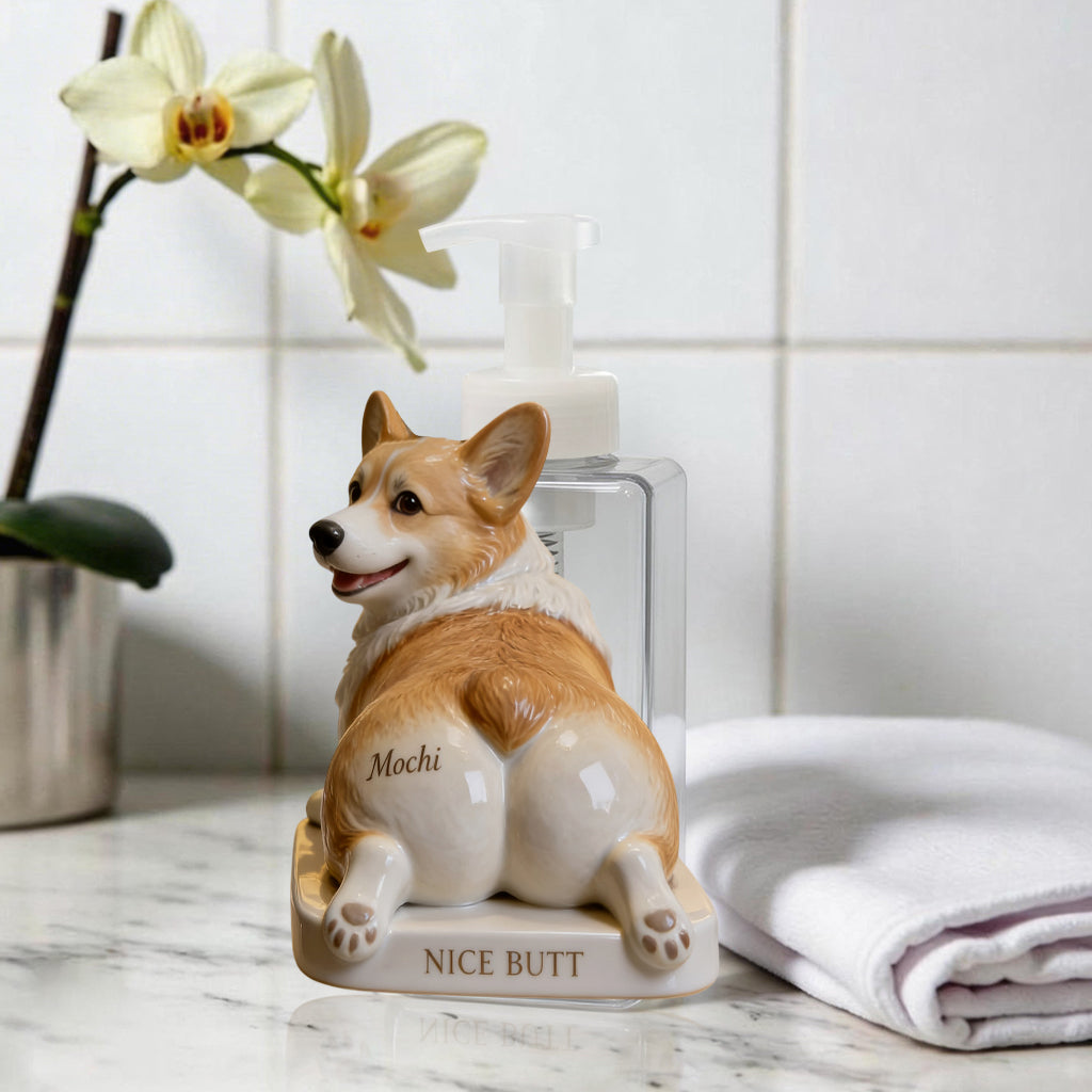 Beau Fessier - Distributeur de Savon Personnalisé pour Chien
