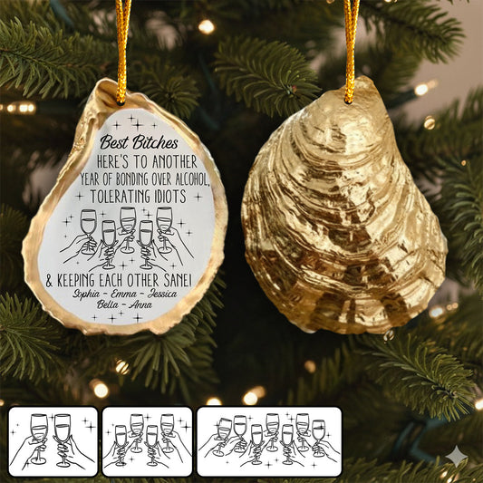 Auf ein weiteres Jahr! – Personalisierter Weihnachtsschmuck für die beste Freundin