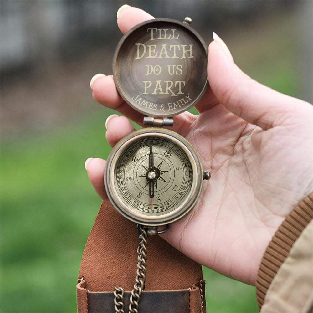 Till Death Do Us Part - Personalized Couple Compass