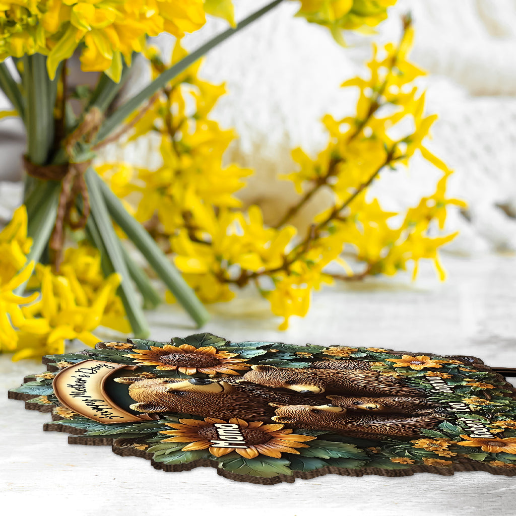 Mama Bear - Personalized Mother 1 Layered Big Freestanding