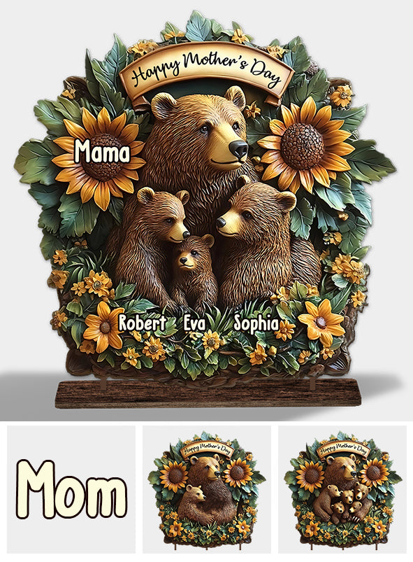 Mama Bear - Personalized Mother 1 Layered Big Freestanding