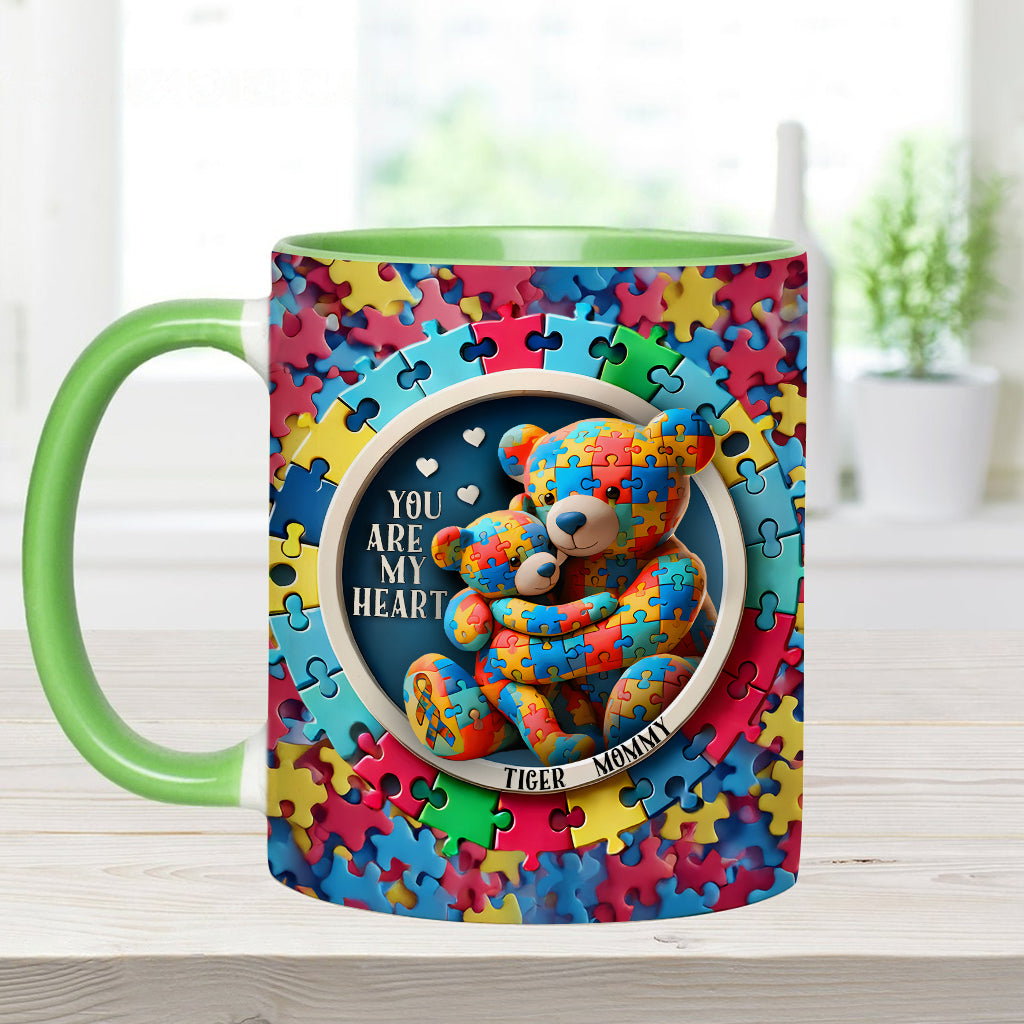 Tu es mon cœur - Mug personnalisé pour la sensibilisation à l'autisme