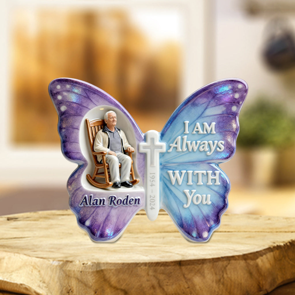 Butterfly Memorial - Personalized Memorial Custom Shaped Acrylic Plaque