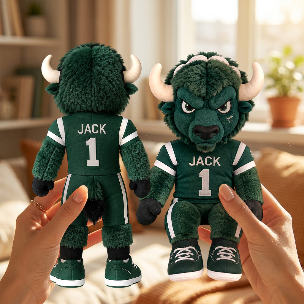 Doll en Peluche Personnalisé - Mascotte & Joueur de Football