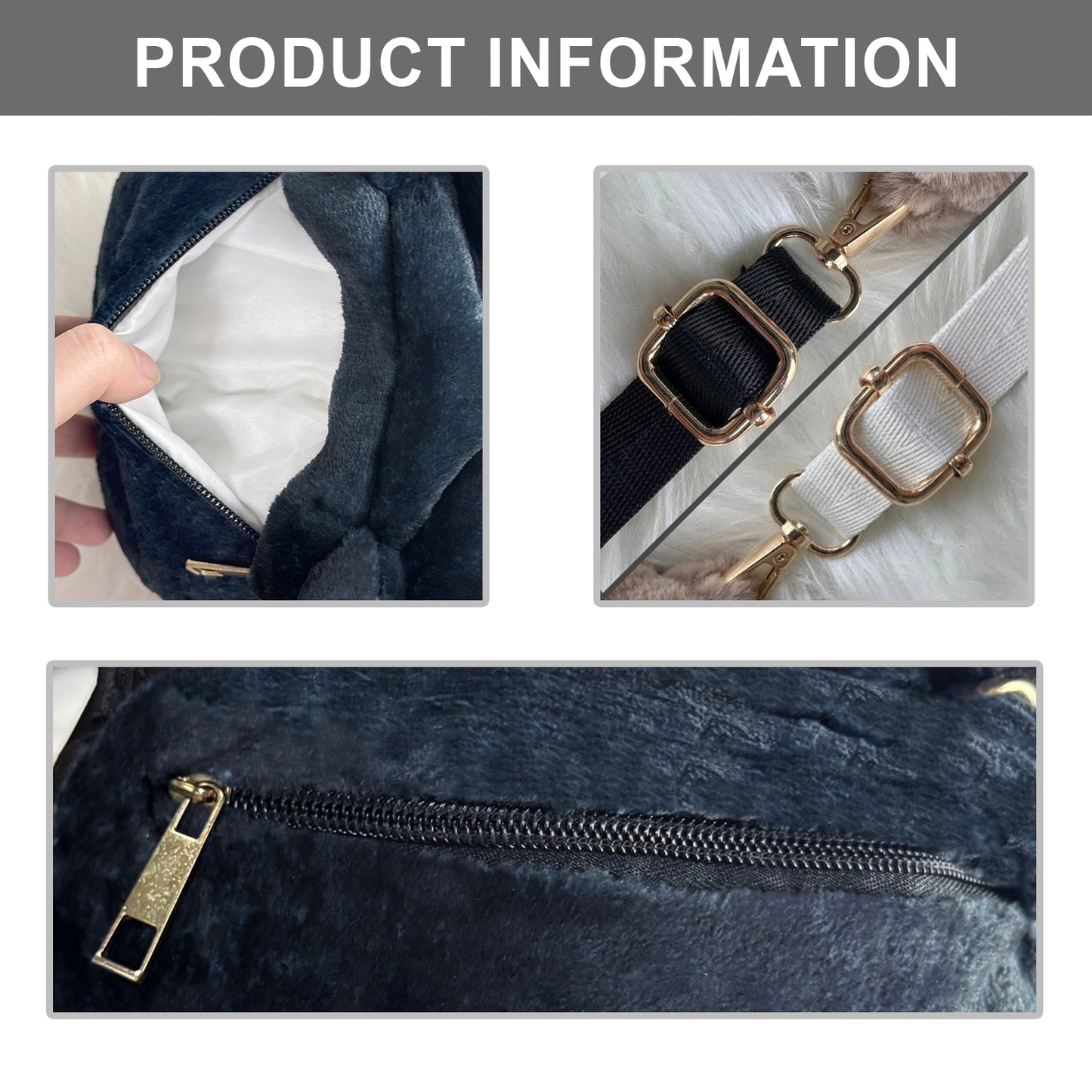 The Funny Mystery Dumpling For Kid - Personalized Kid Plush Crossbag