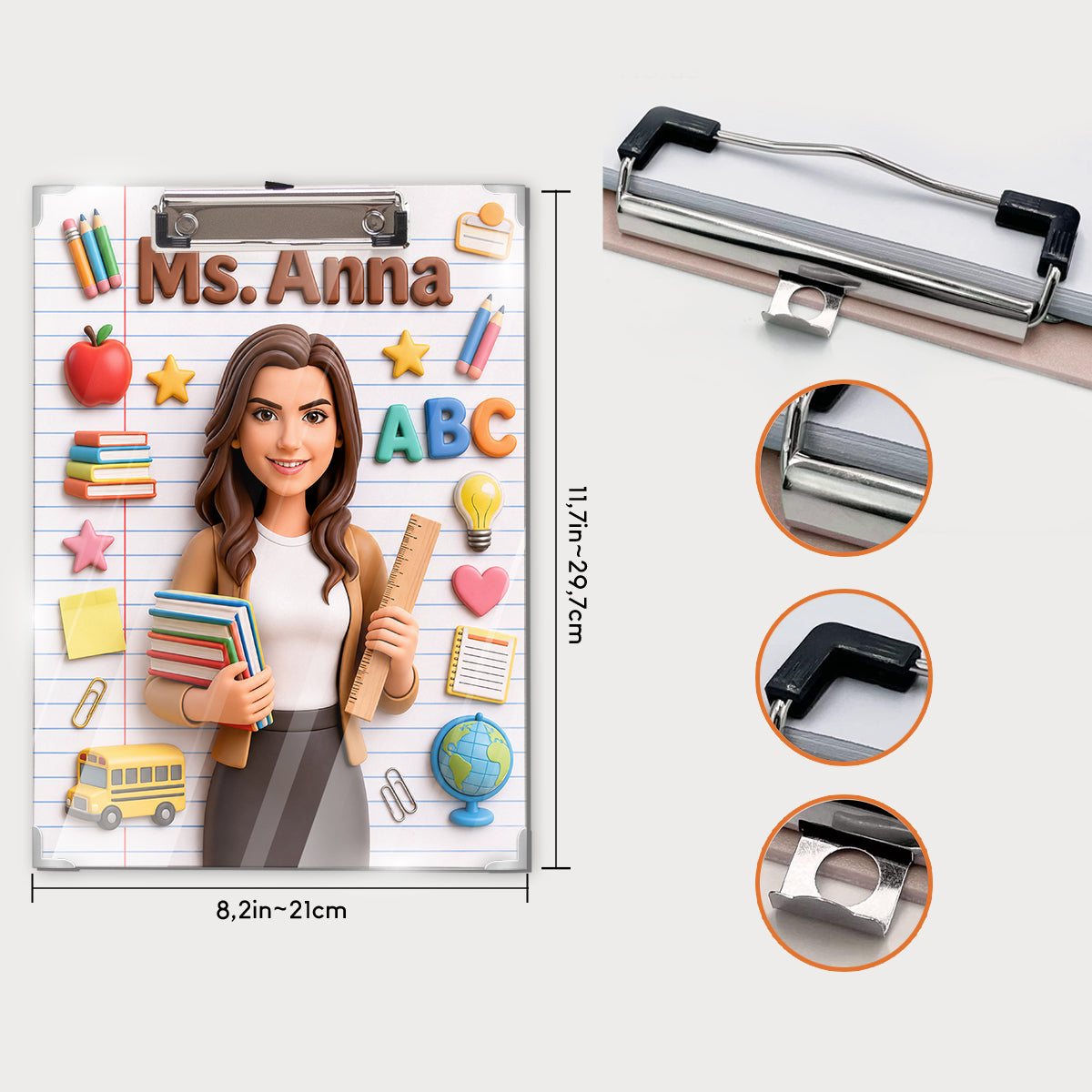 Any Photo - Personalized Teacher Clipboard