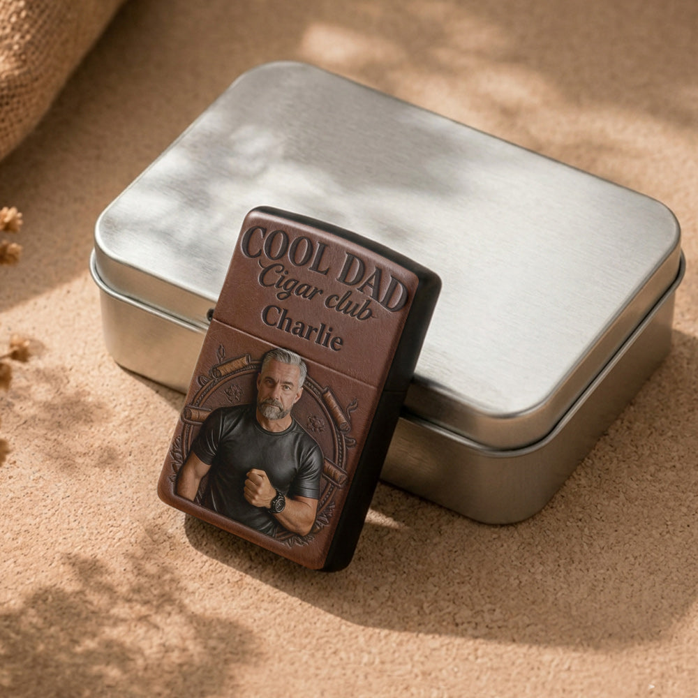 Photo Personnalisée - Briquet Personnalisé pour Papa