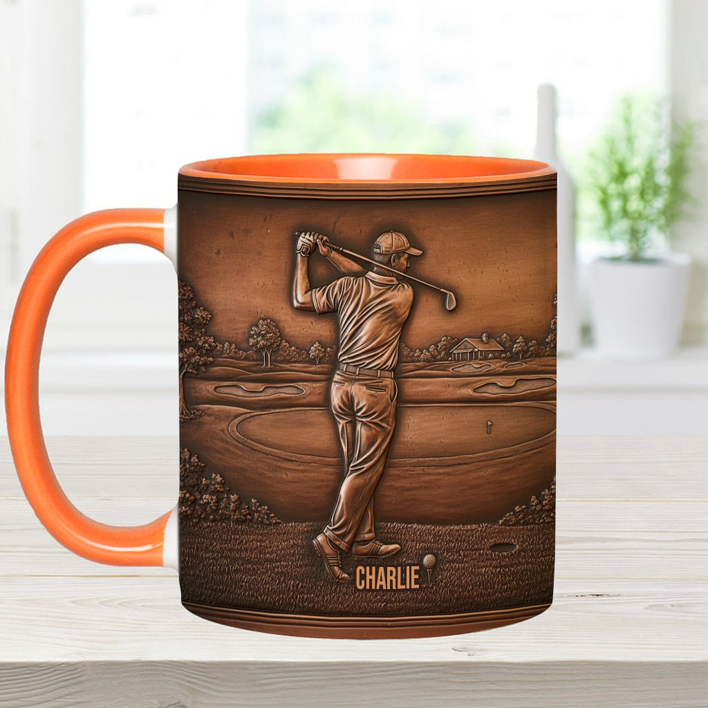 Le meilleur golfeur - Mug personnalisé sur le thème du golf