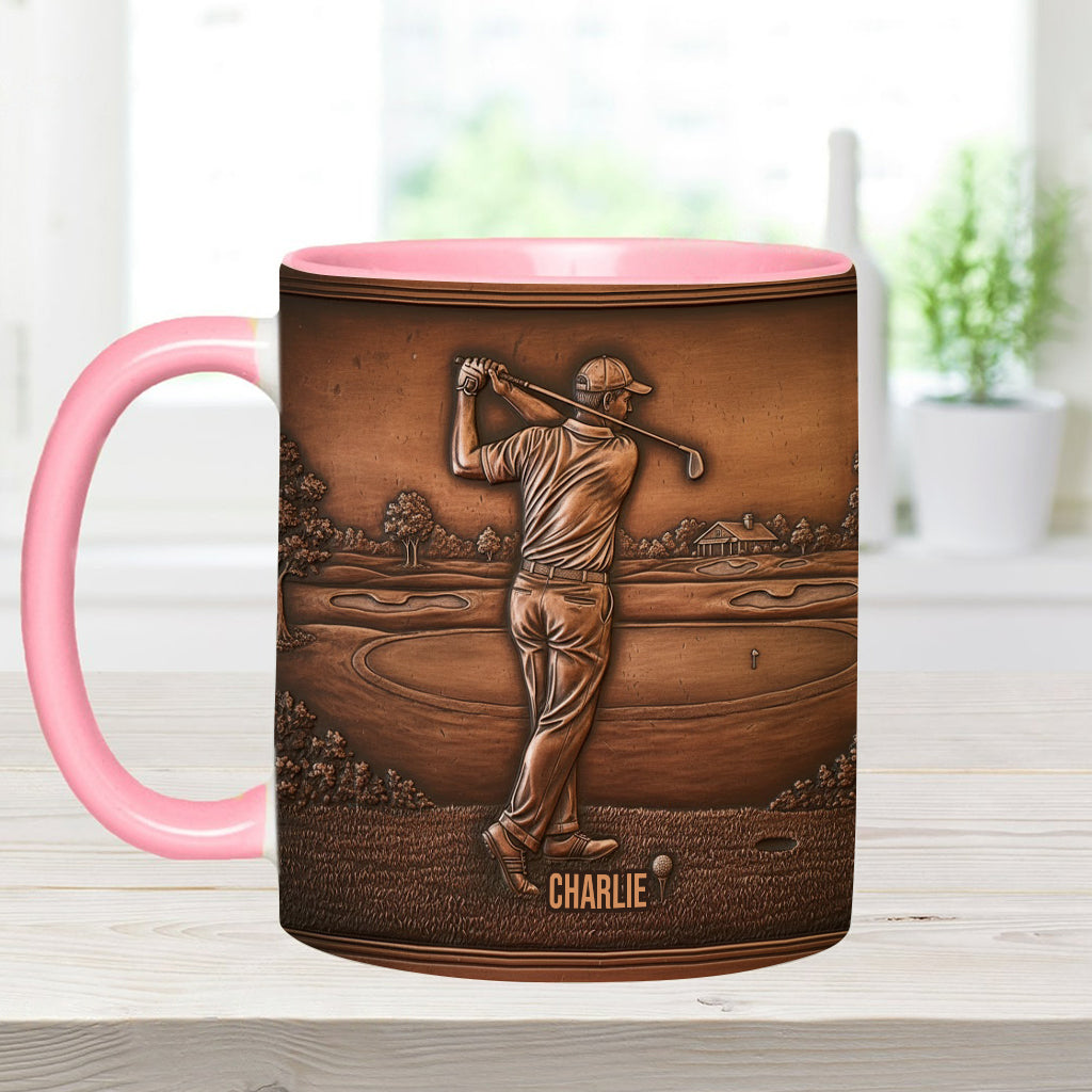 Le meilleur golfeur - Mug personnalisé sur le thème du golf
