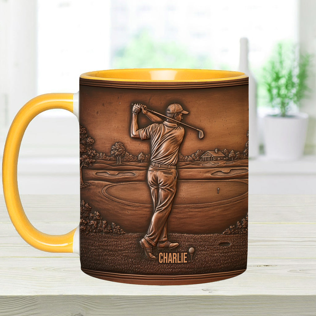 Le meilleur golfeur - Mug personnalisé sur le thème du golf
