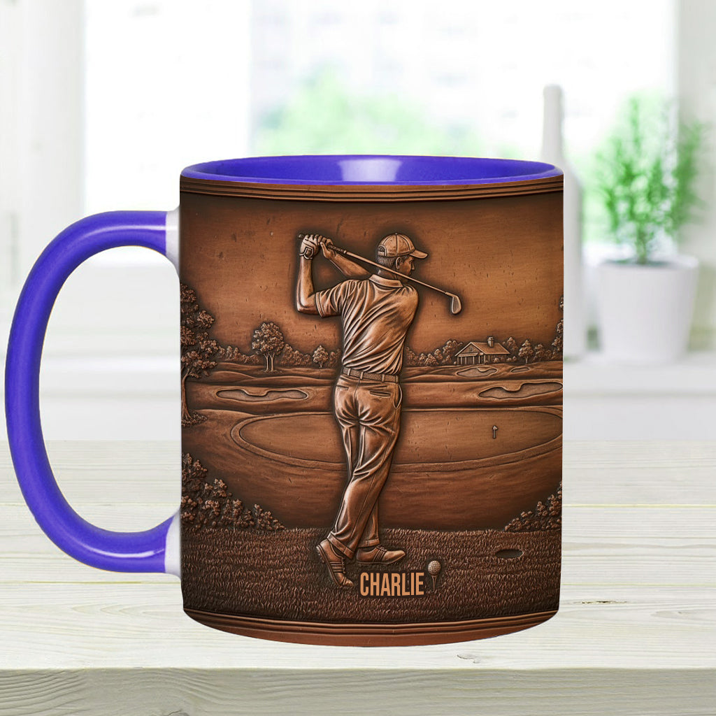 Le meilleur golfeur - Mug personnalisé sur le thème du golf
