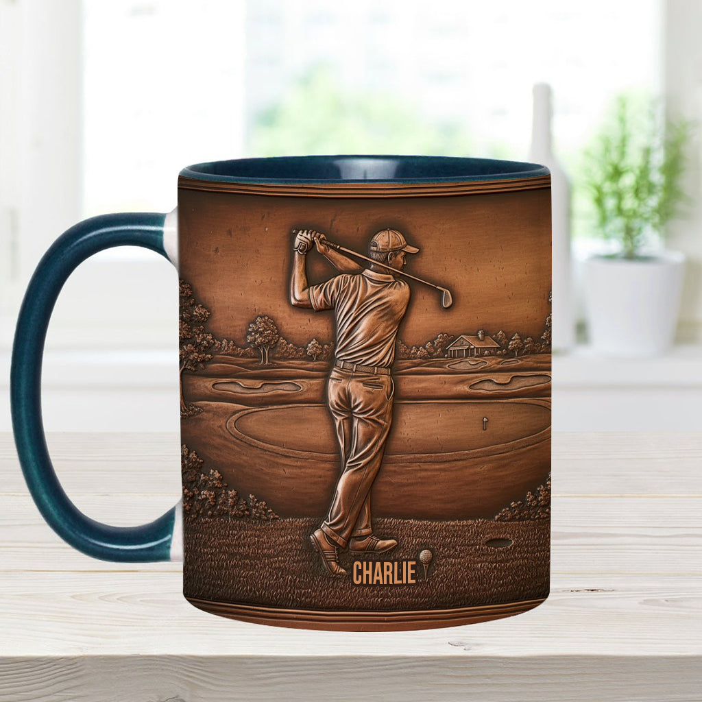 Le meilleur golfeur - Mug personnalisé sur le thème du golf