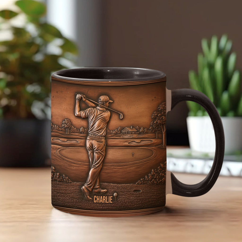 Le meilleur golfeur - Mug personnalisé sur le thème du golf