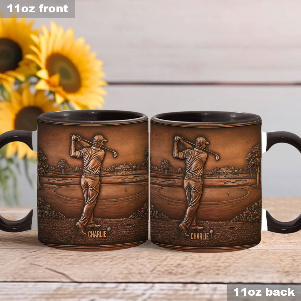 Le meilleur golfeur - Mug personnalisé sur le thème du golf