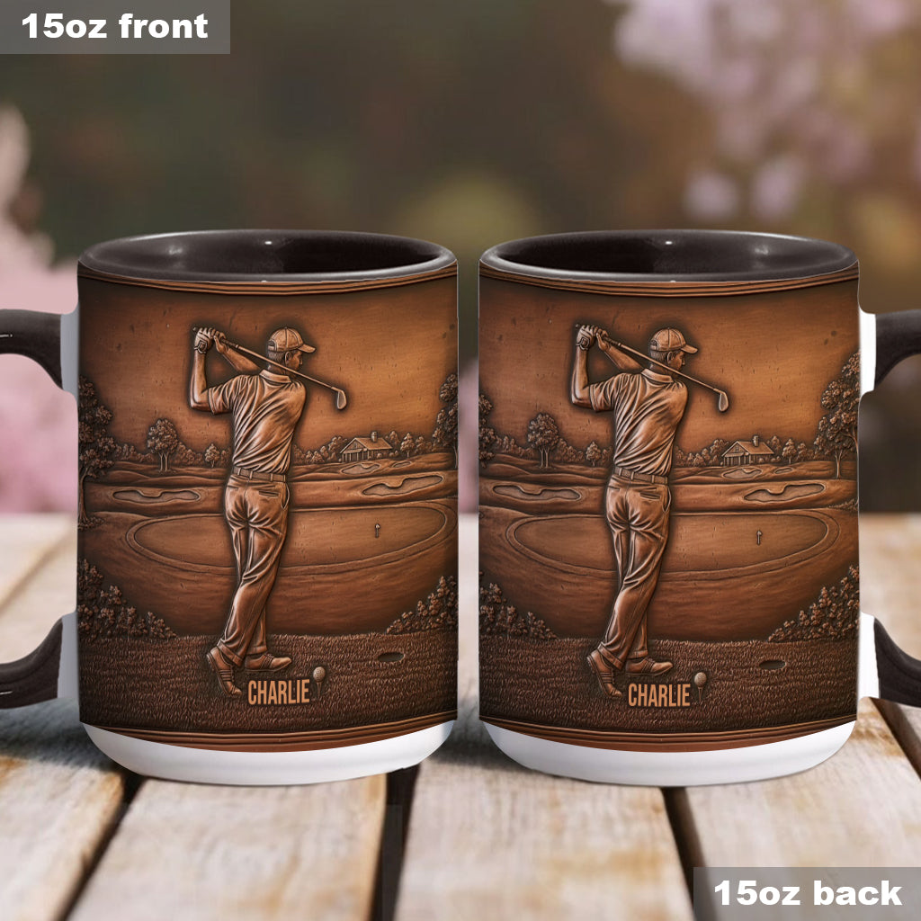 Le meilleur golfeur - Mug personnalisé sur le thème du golf