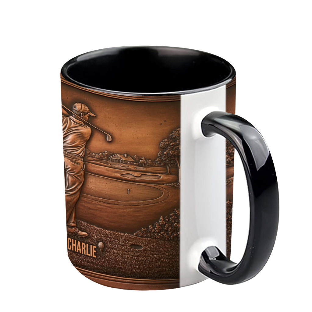 Le meilleur golfeur - Mug personnalisé sur le thème du golf