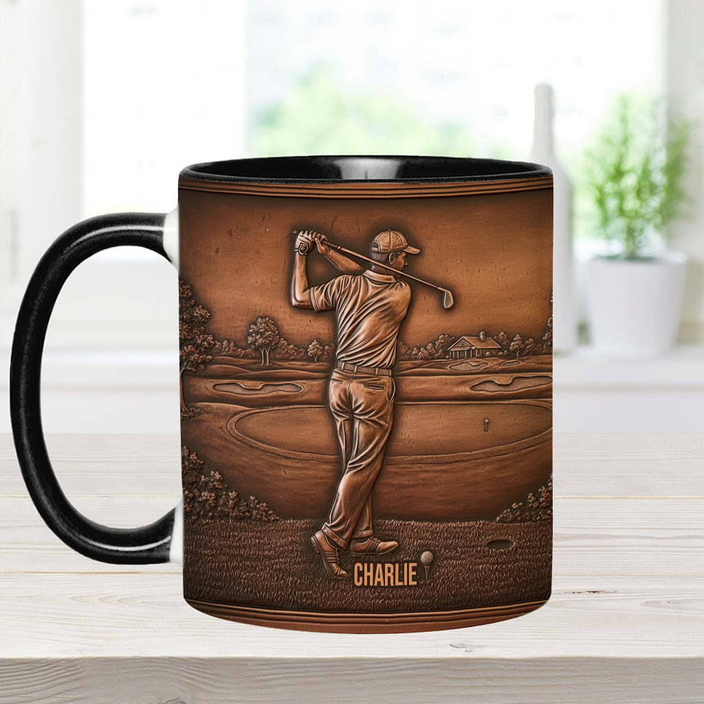 Le meilleur golfeur - Mug personnalisé sur le thème du golf