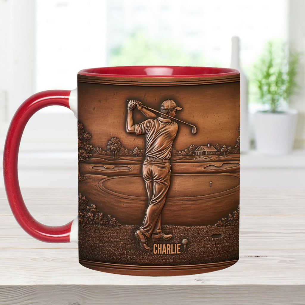 Le meilleur golfeur - Mug personnalisé sur le thème du golf