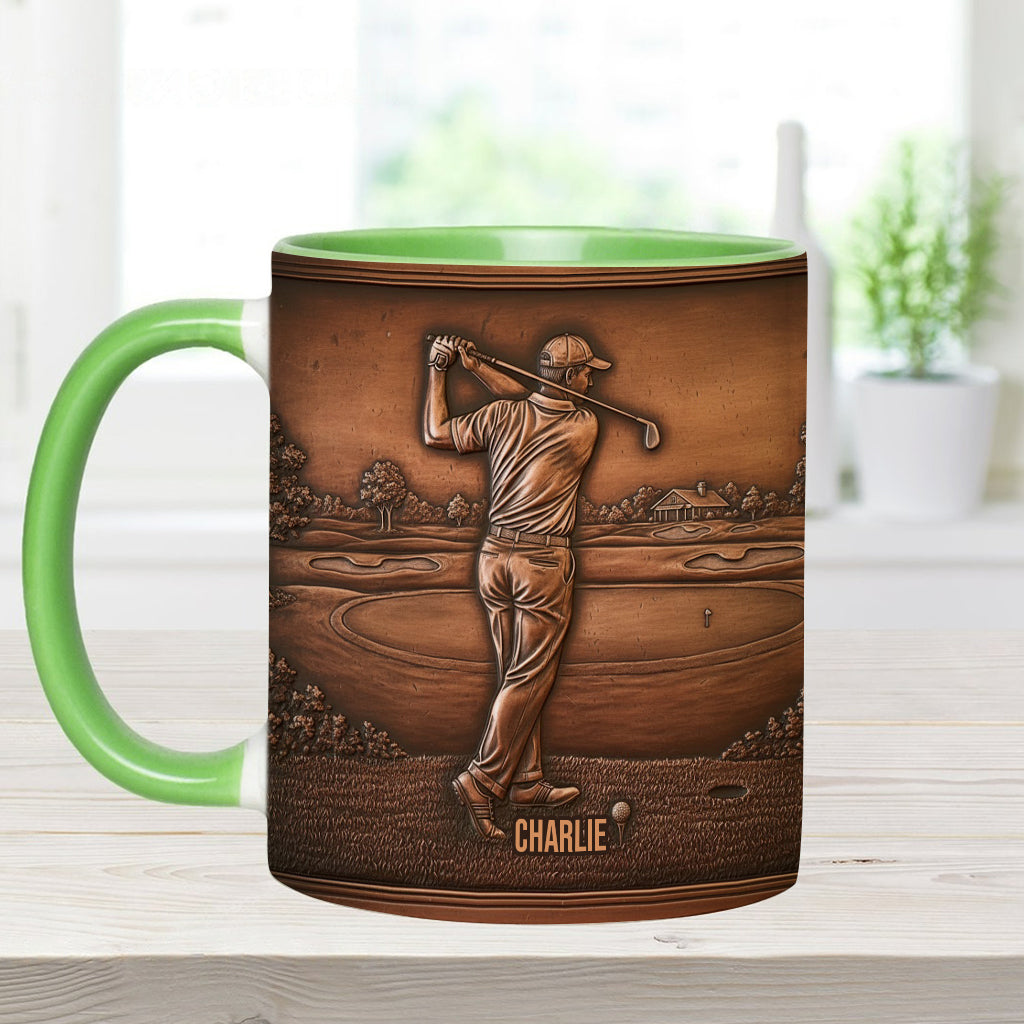 Le meilleur golfeur - Mug personnalisé sur le thème du golf
